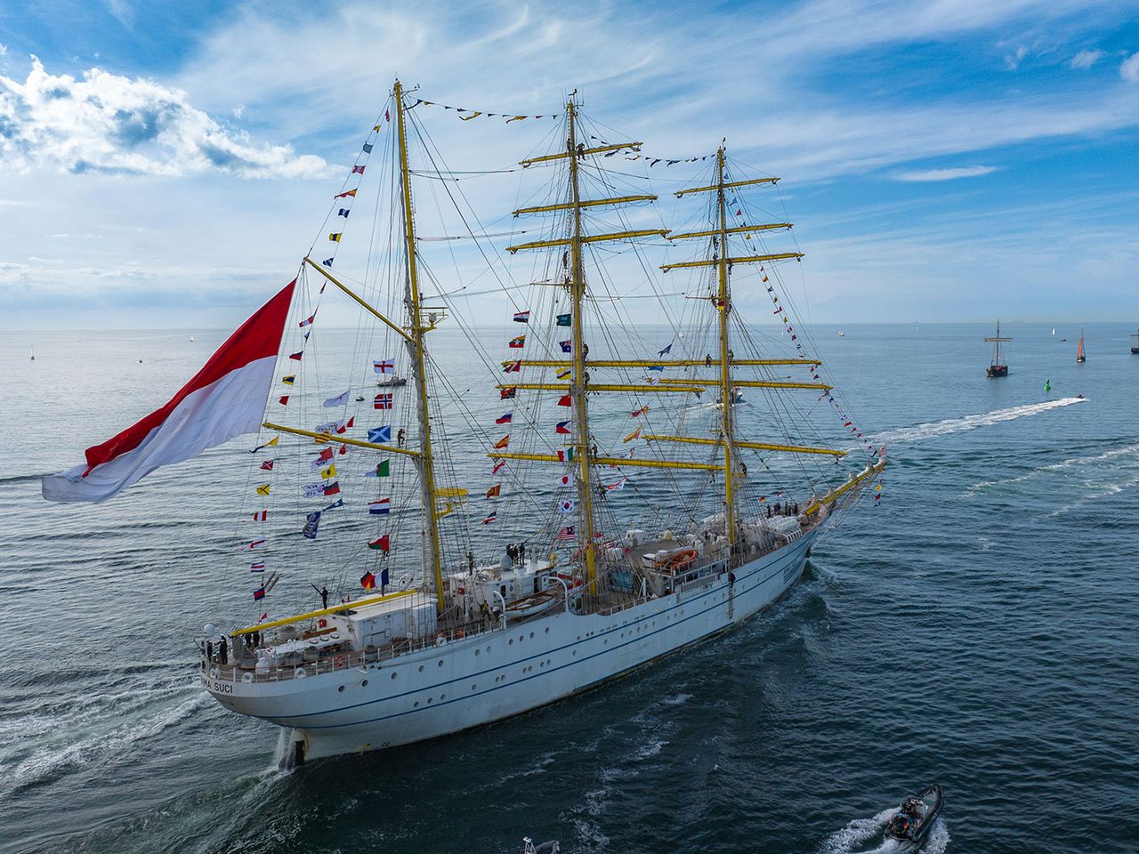 Bima Suci bei der Hanse Sail 2023