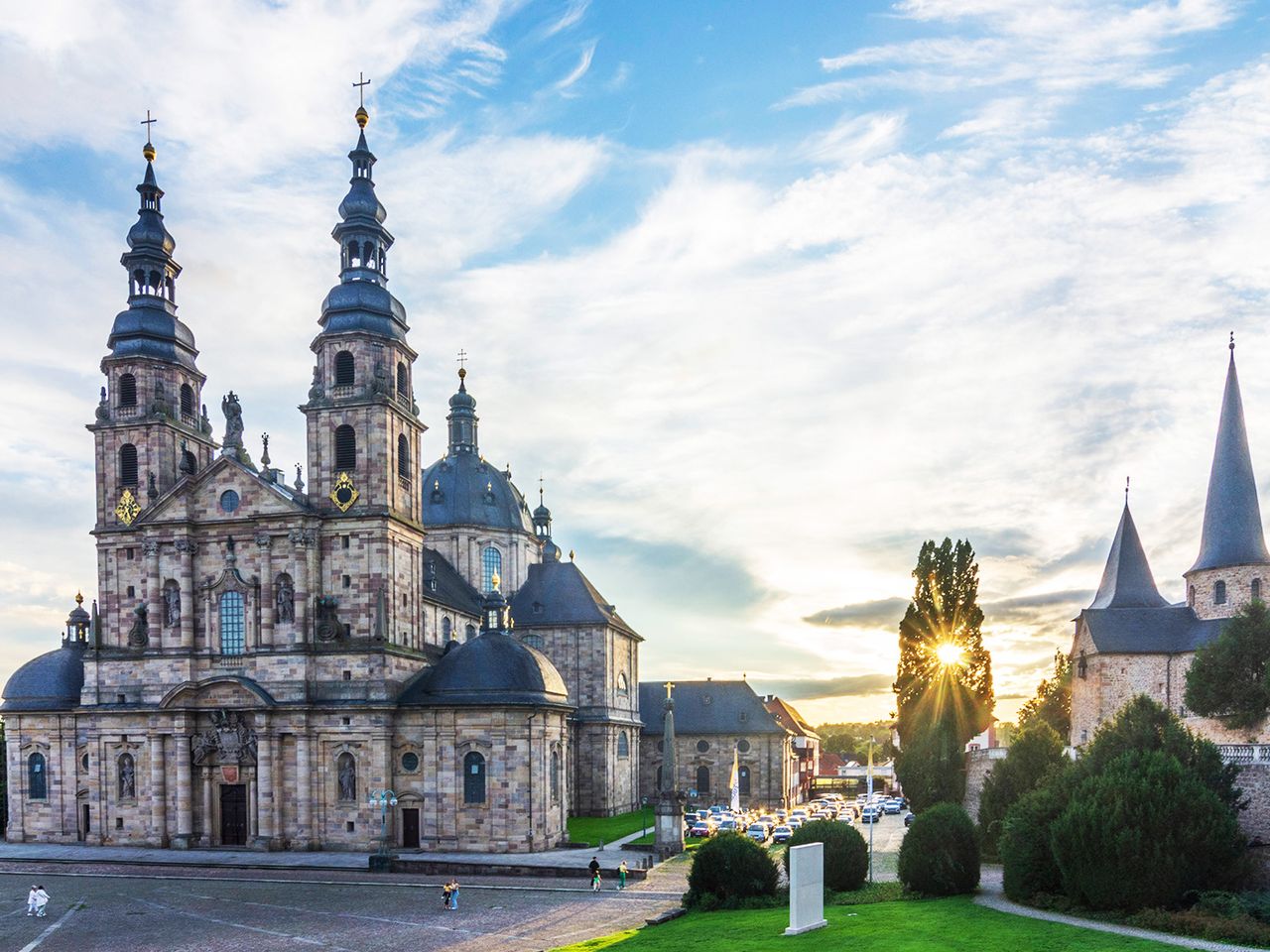 Die Kathedrale von Fulda, Hessen