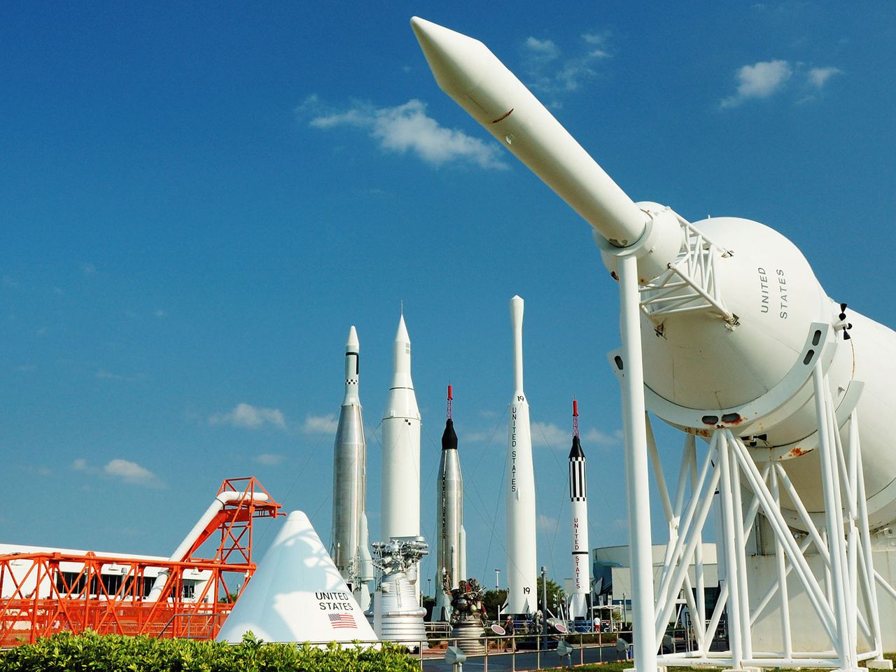 Rocket Garden im Kennedy Space Center, Florida