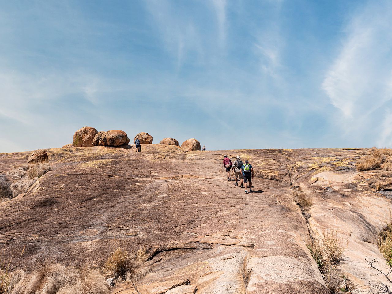 Berge im Matobo Nationalpark in Simbabwe