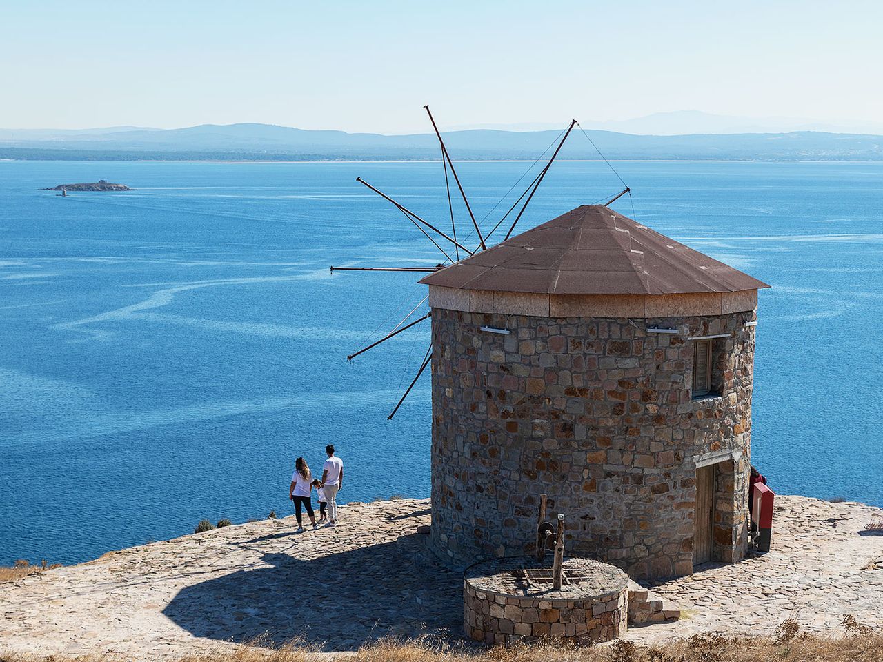 Bozcaada am Mittelmeer, Türkei
