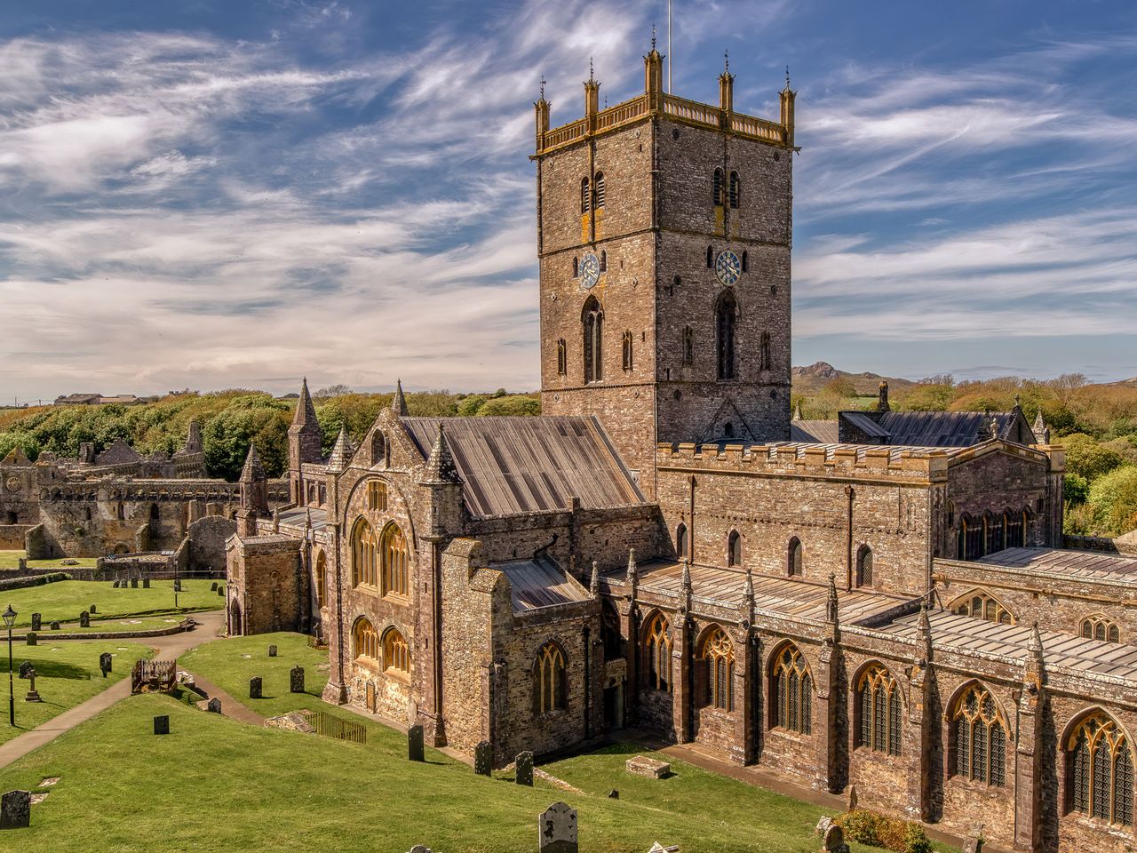 St David Cathedral in Wales