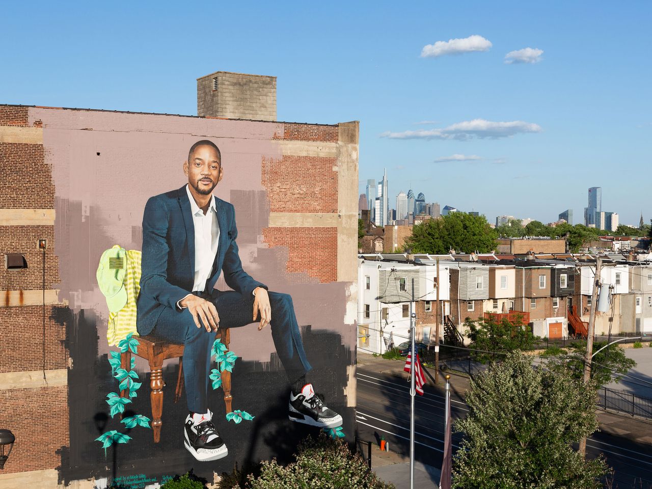 Mural von Richard Wilson, Philadelphia (Will Smith)