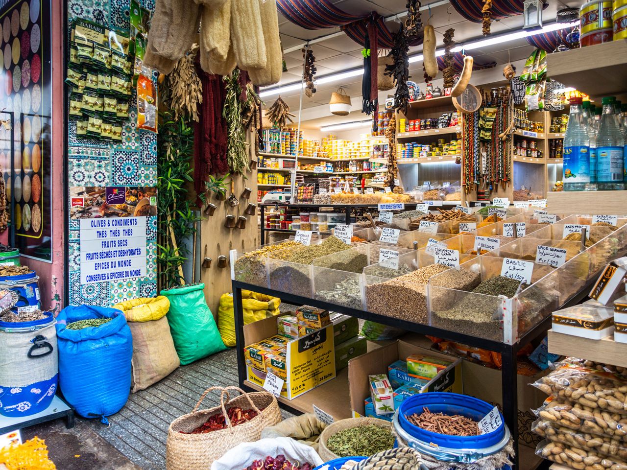 Marktstände im Viertel Noailles, Marseille