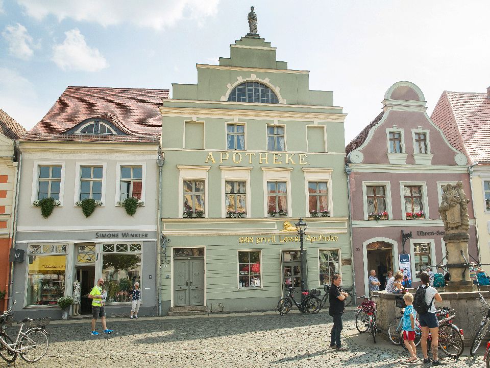 Altmarkt in Cottbus, Brandenburg