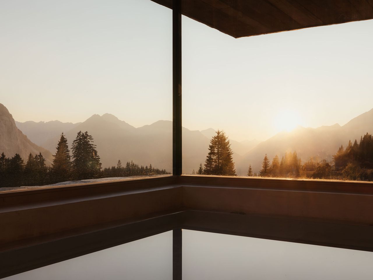 Aussicht aus dem eriro, Hotel im Ehrwald