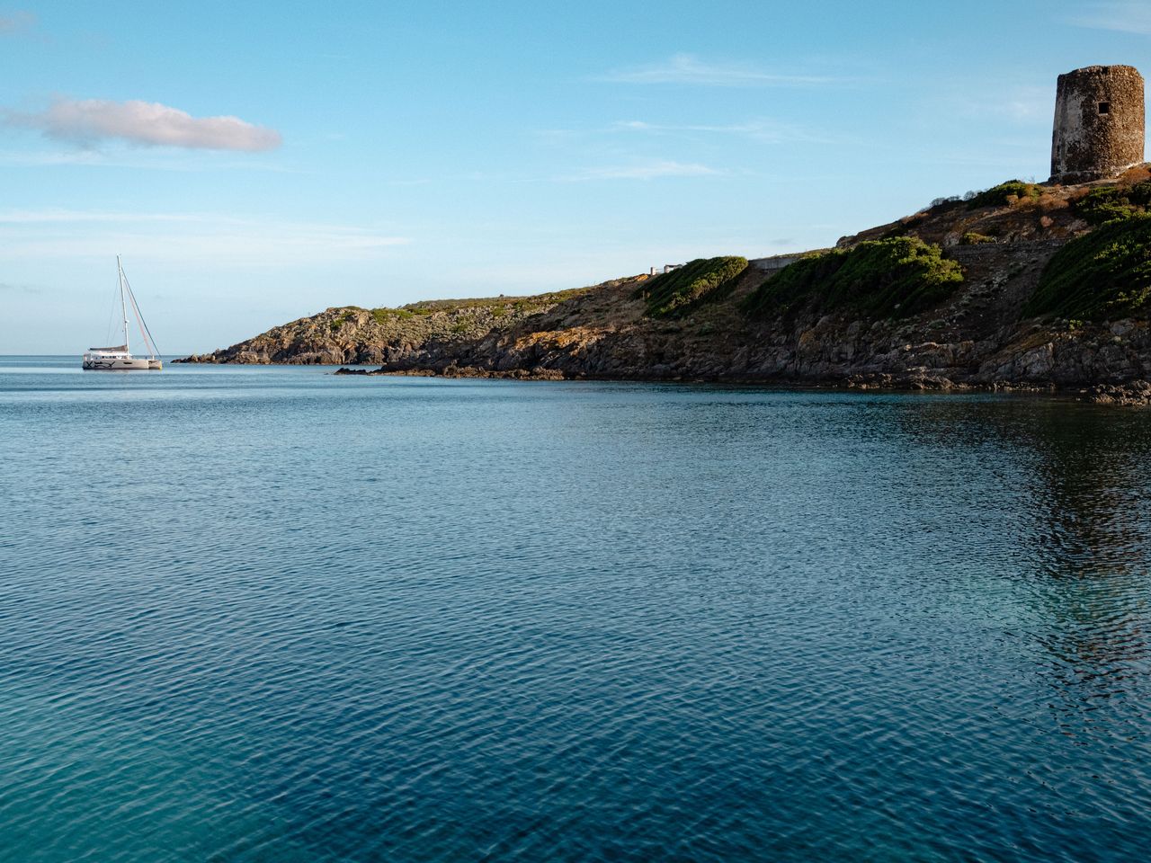 Italienische Insel Asinara, Bucht