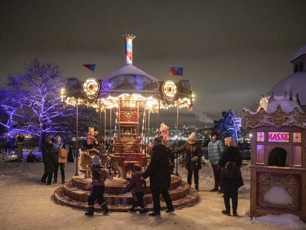 Weihnachtsmarkt im Freilichtmuseum Skansen