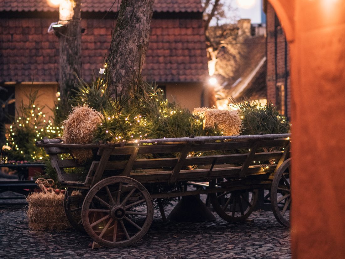 Weihnachtsmarkt in Odense, Dänemark