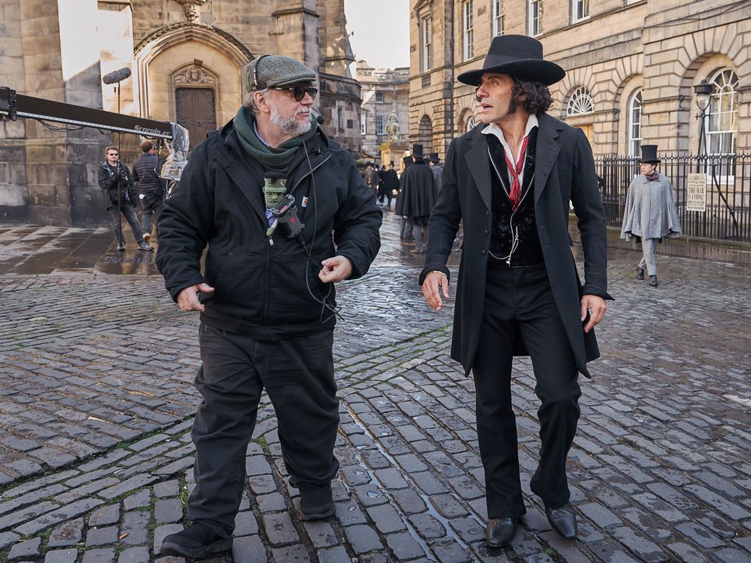 Guillermo del Toro und Oscar Isaac in Edinburgh
