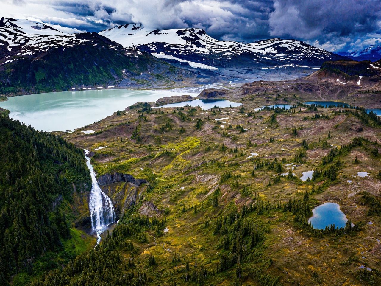 Selman Lake in British Columbia
