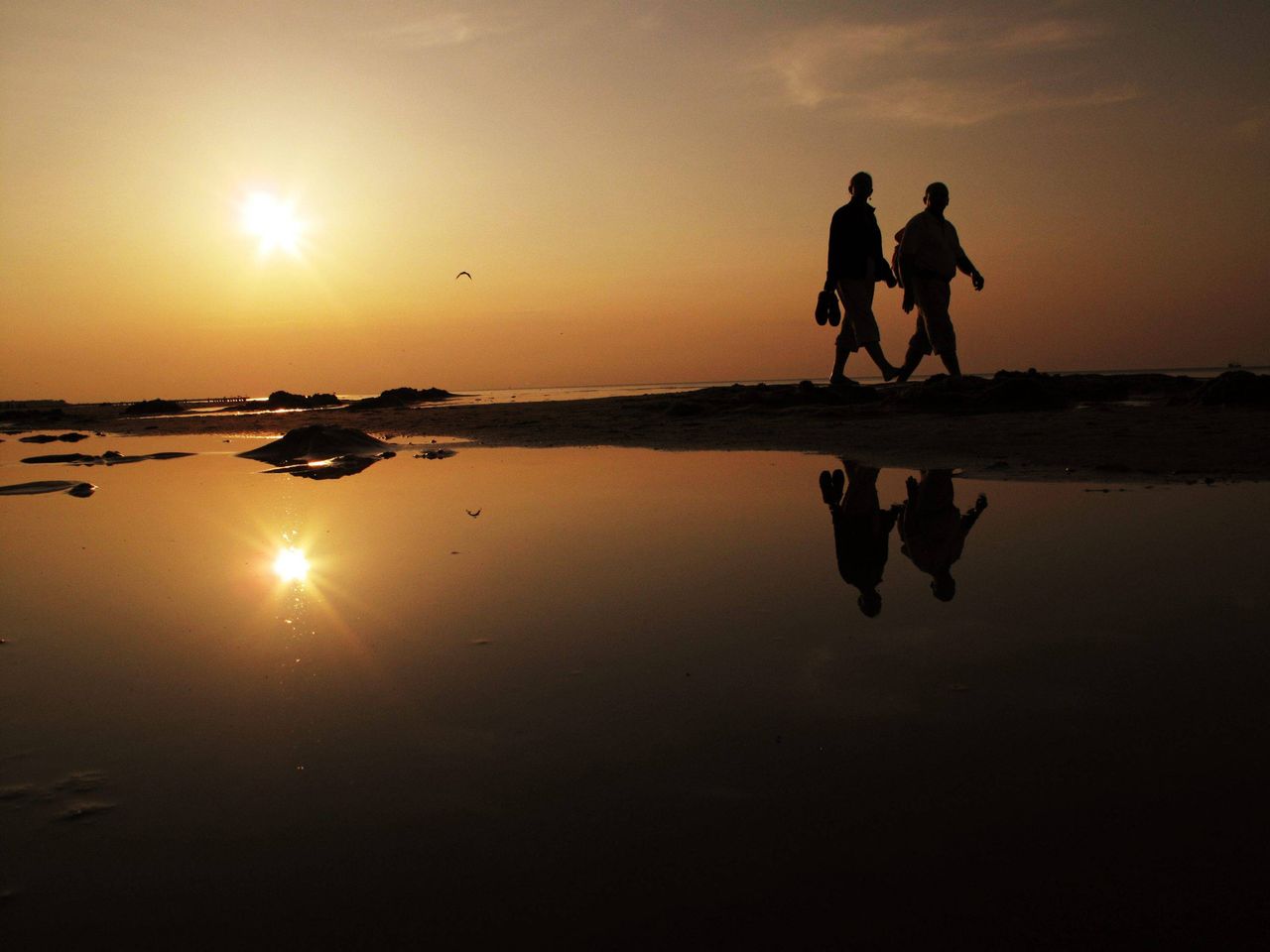 Strand von Ustka, Polen