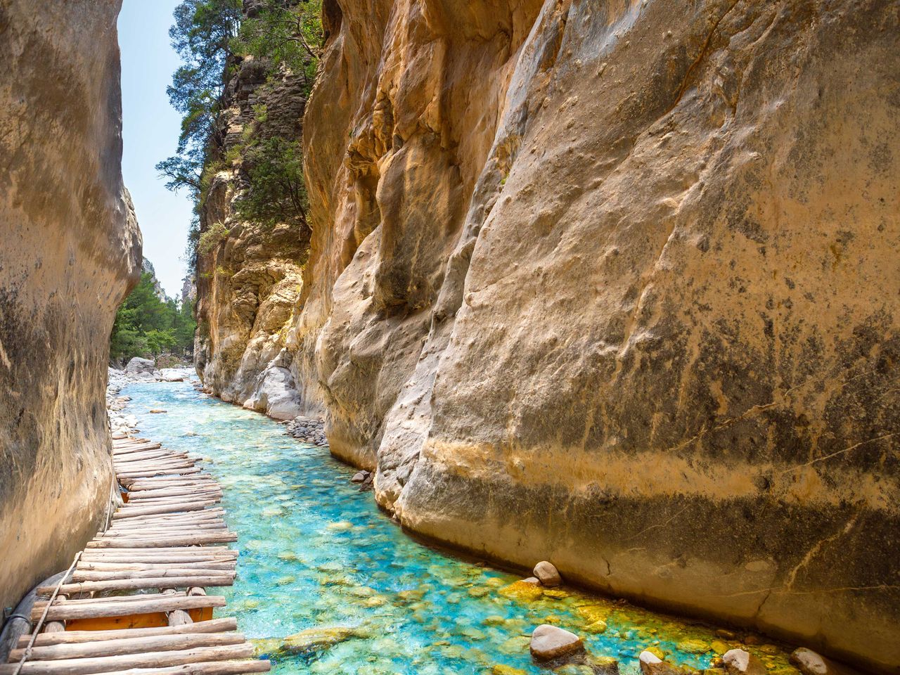 Samaria-Schlucht auf Kreta