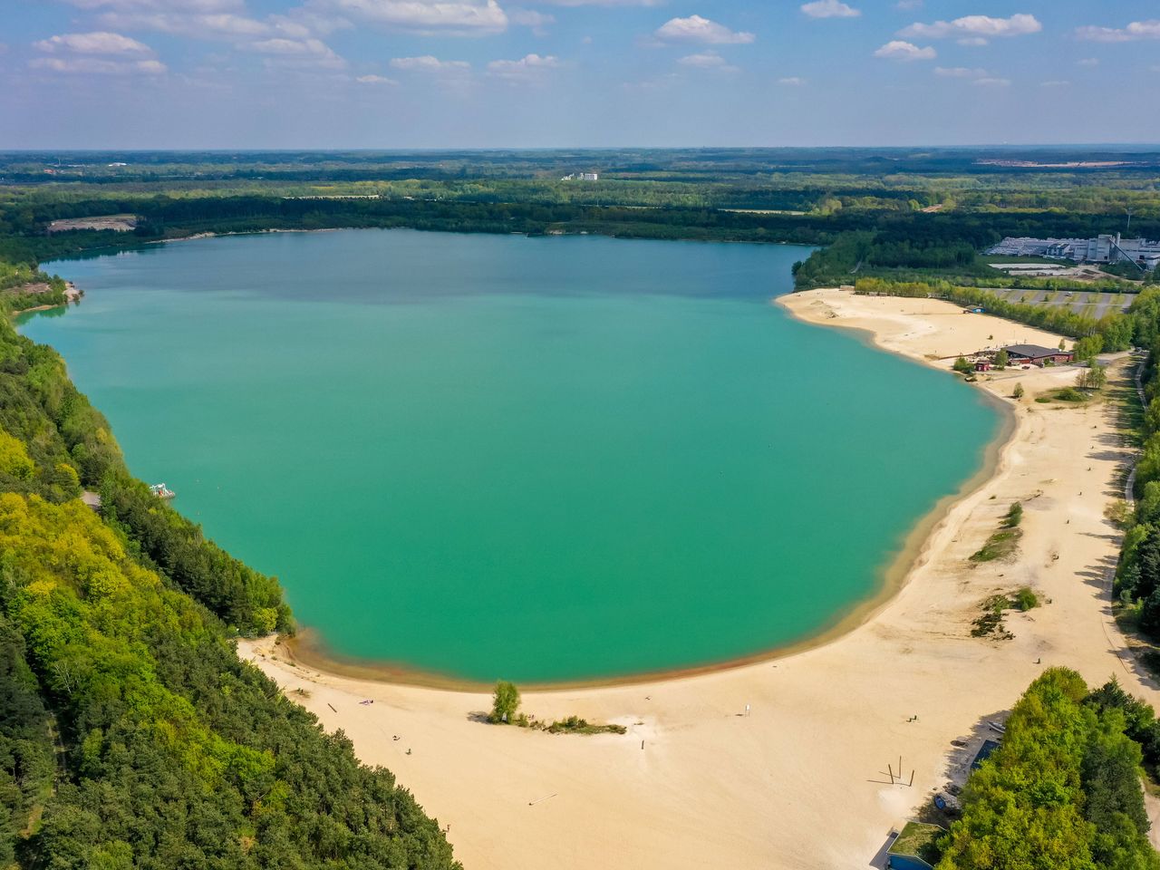 Luftaufnahme vom Silbersee II, NRW