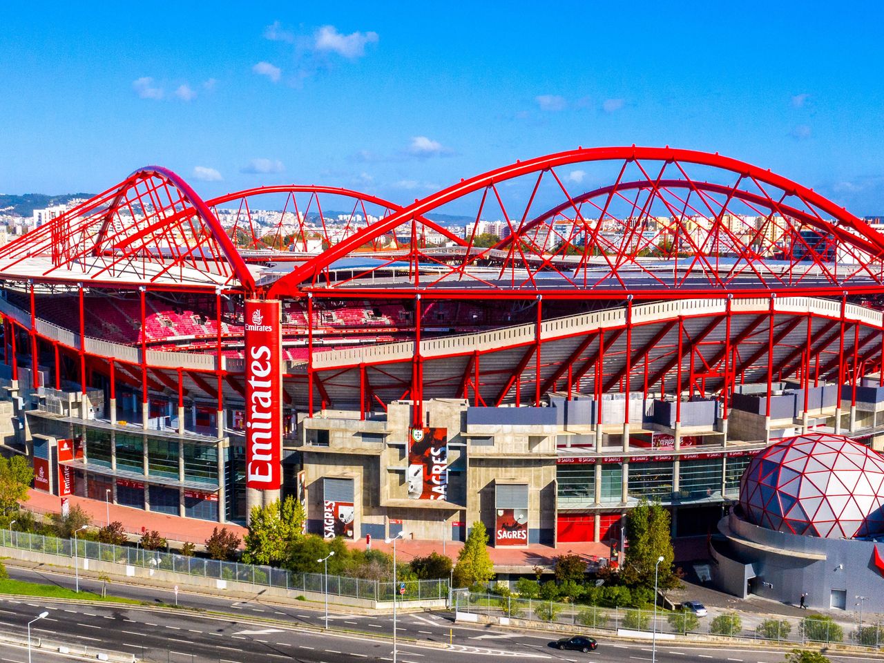 Außenaufnahme Estádio da Luz, Lissabon