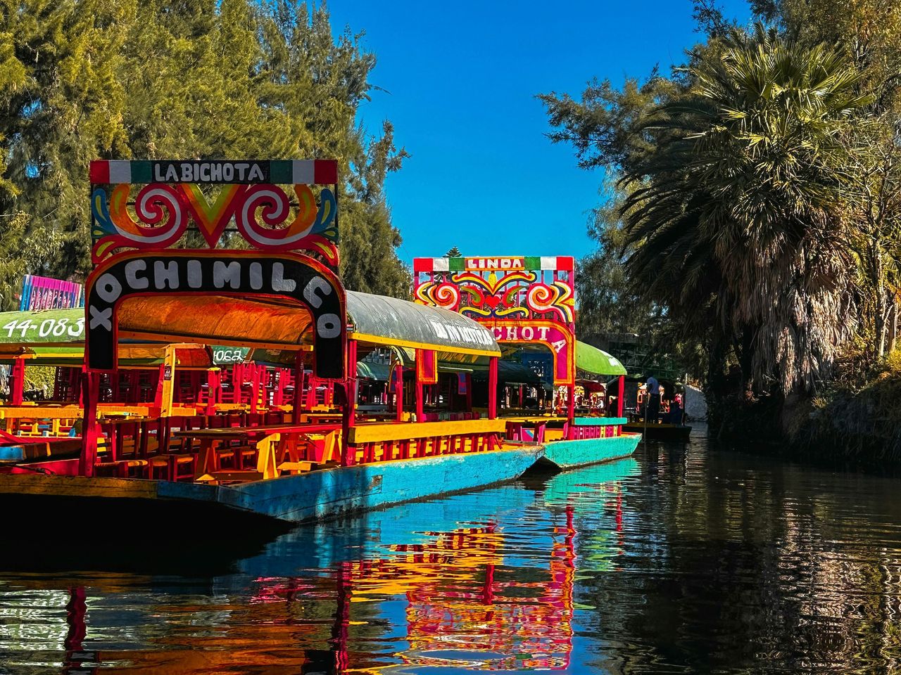 Kan&auml;le von Xochimilco, Mexico City