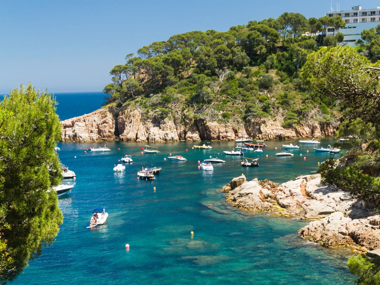 Aiguablava an der Costa Brava, Spanien