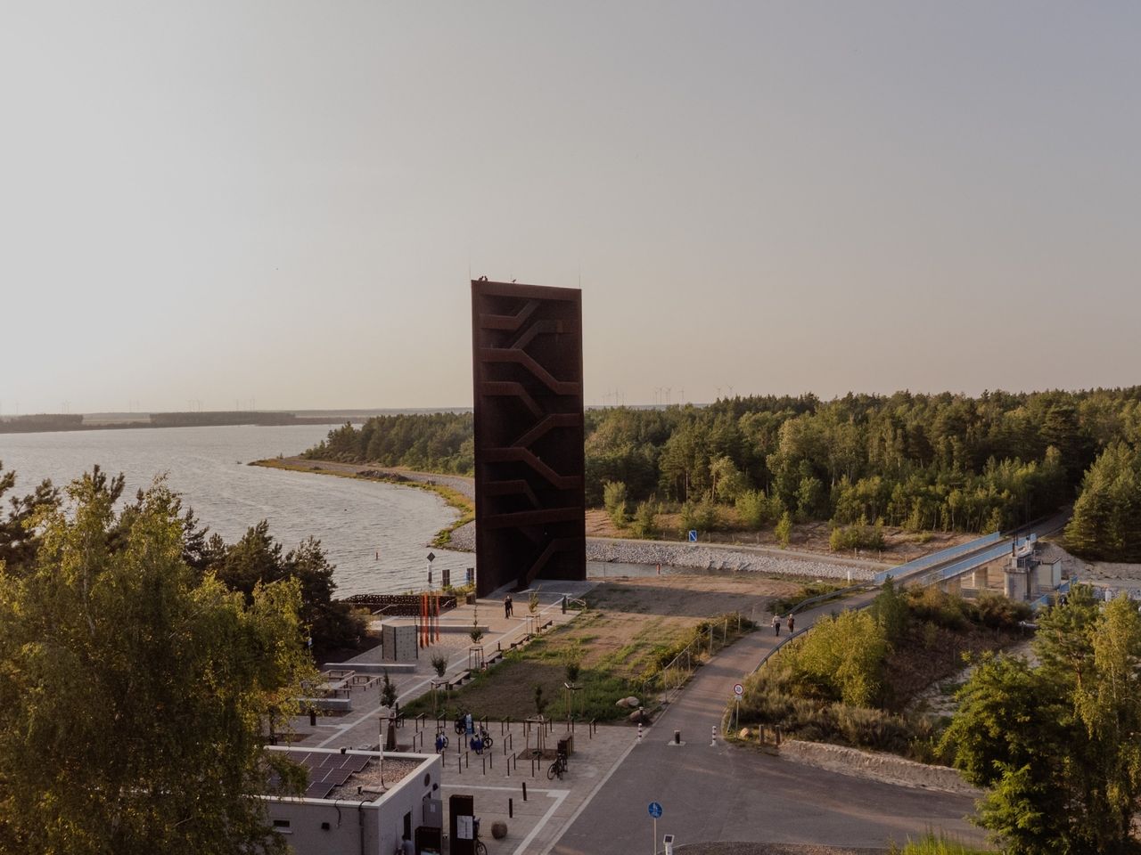 Aussichtsturm „Rostiger Nagel“ im Lausitzer Seenland