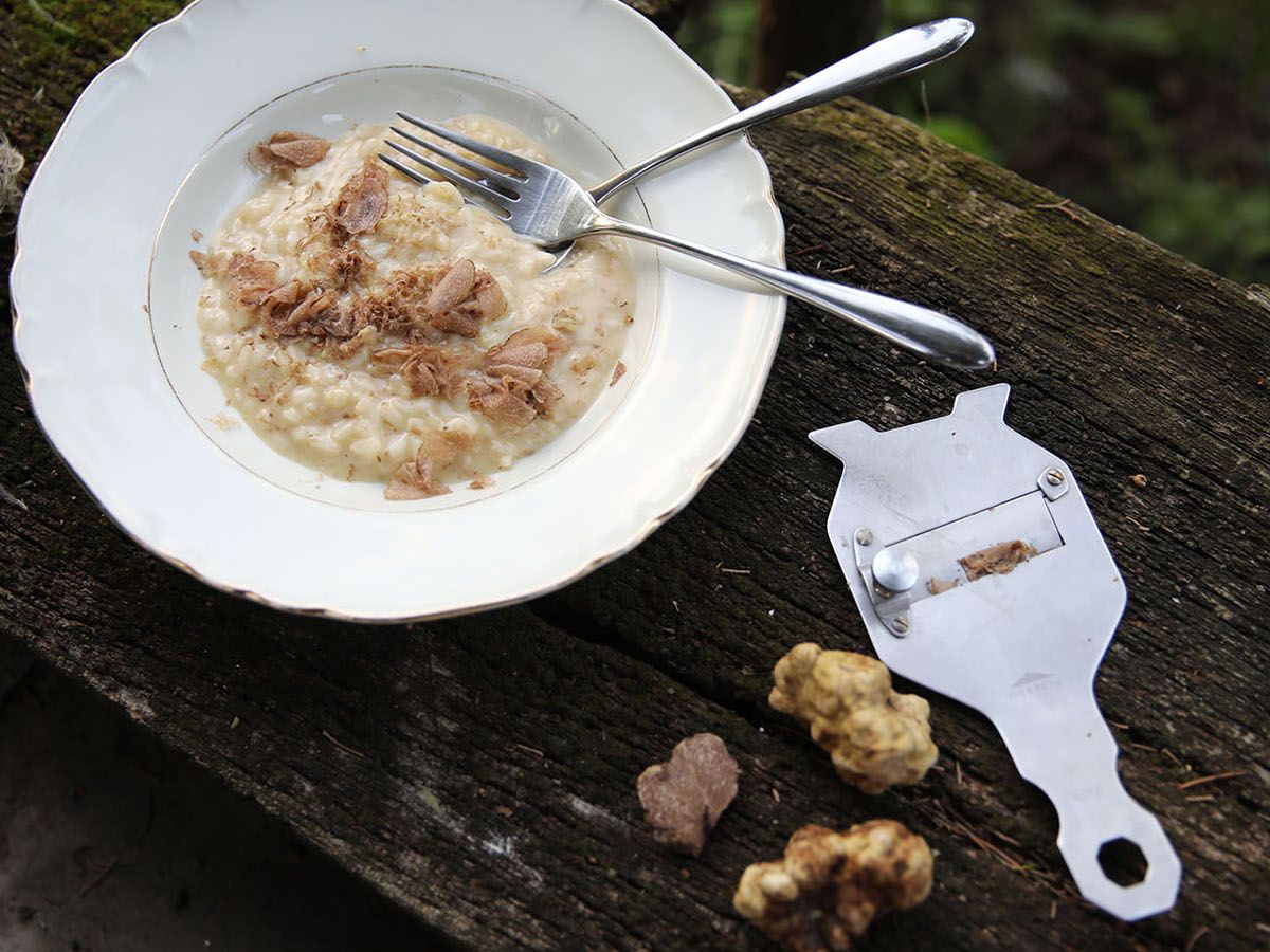Trüffel-Risotto isst man auch in Kroatien gerne, nicht nur in Italien.