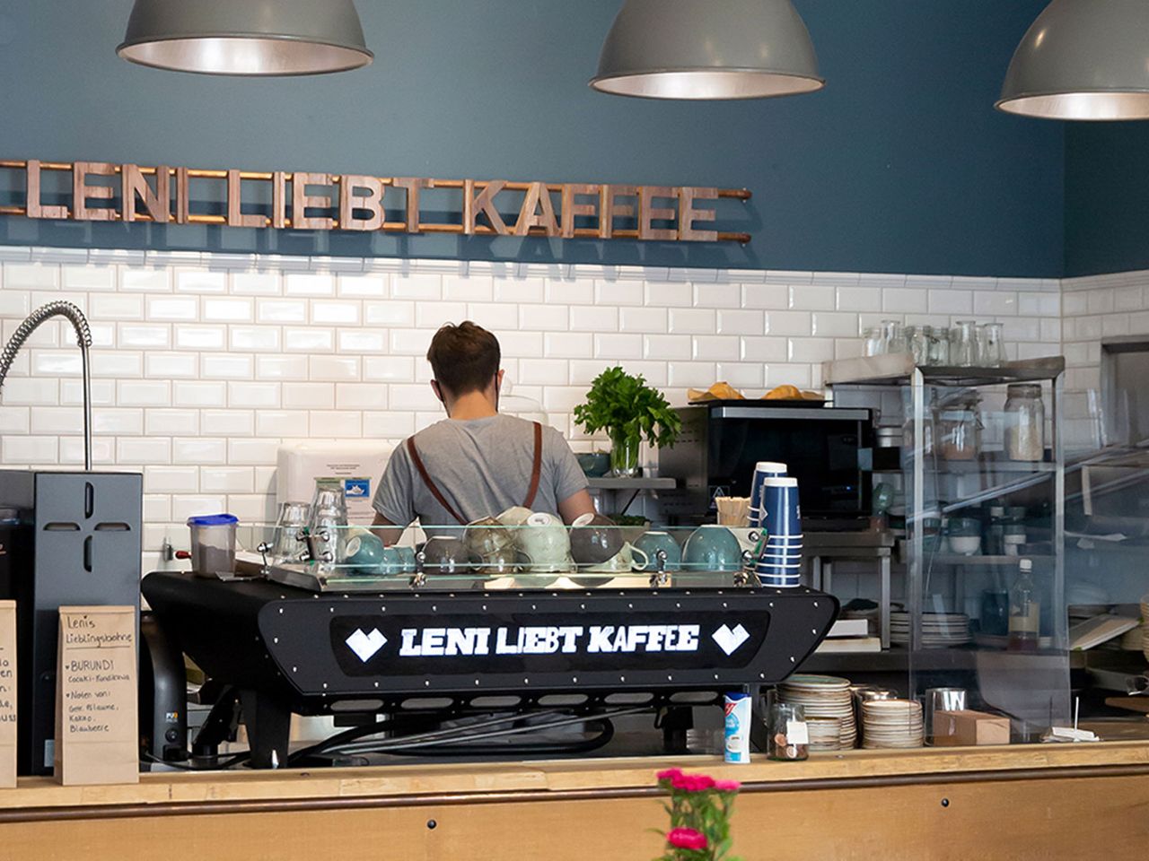 Leni liebt Kaffee, Café in Aachen, Kaffeetheken