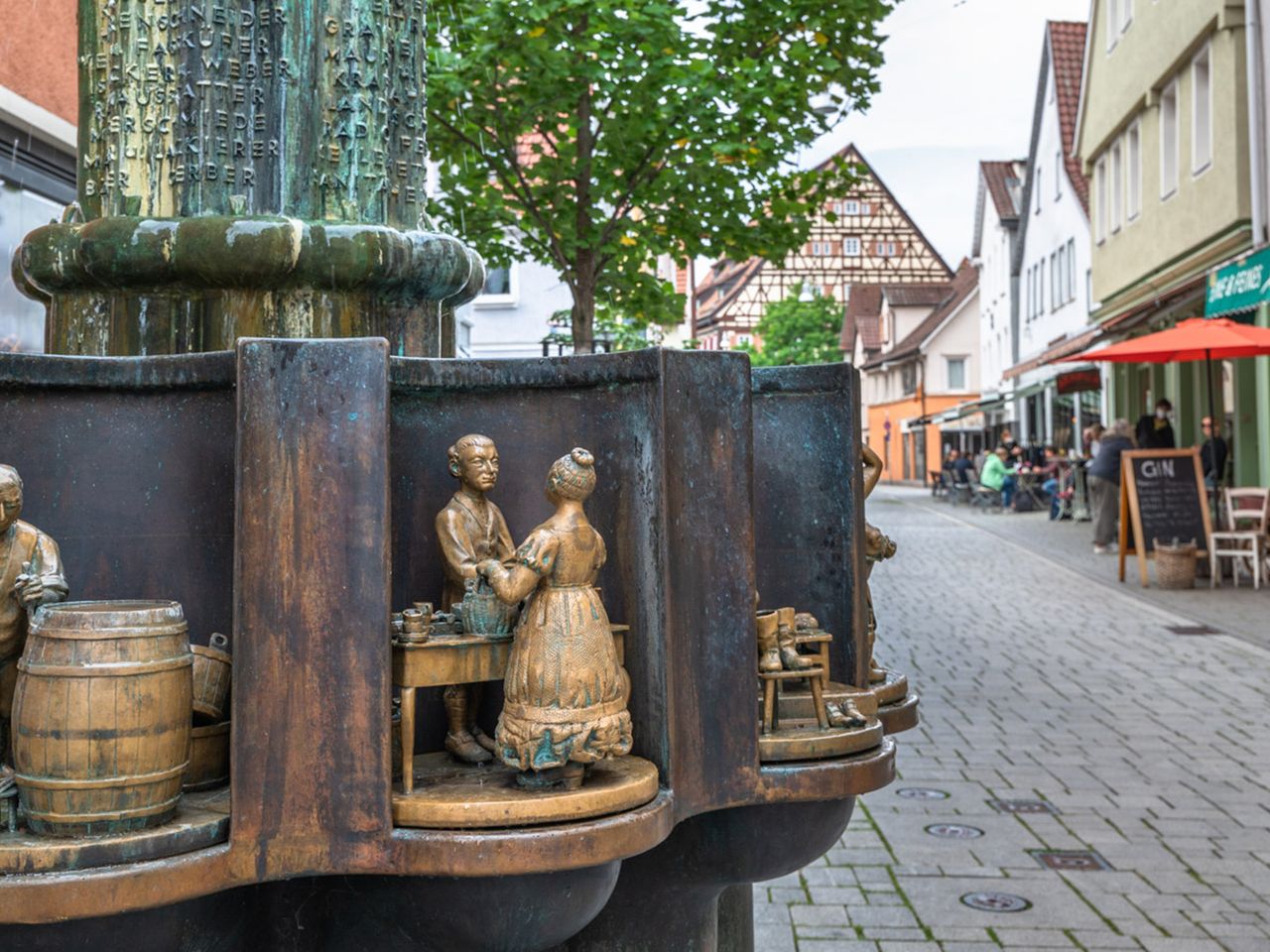 Handwerker-Brunnen in Reutlingen
