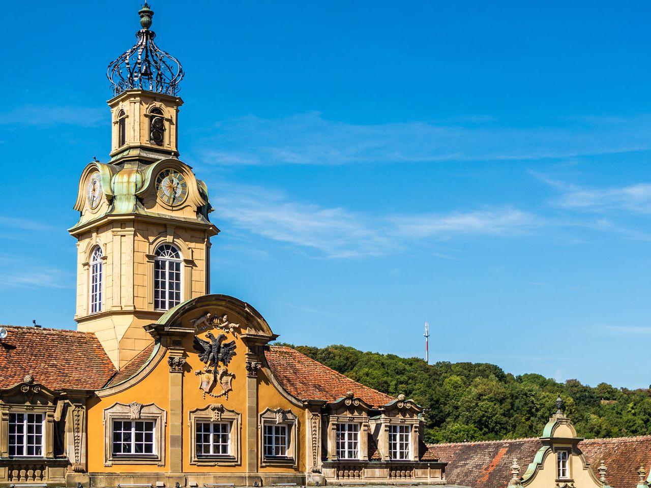 Kirchturm in Schwäbisch Hall