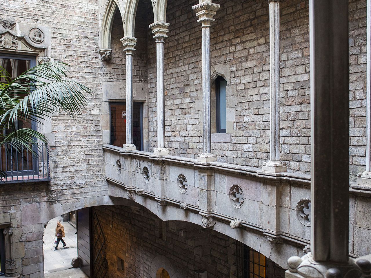 Museo Picasso in Barcelona, Innenansicht Galerie