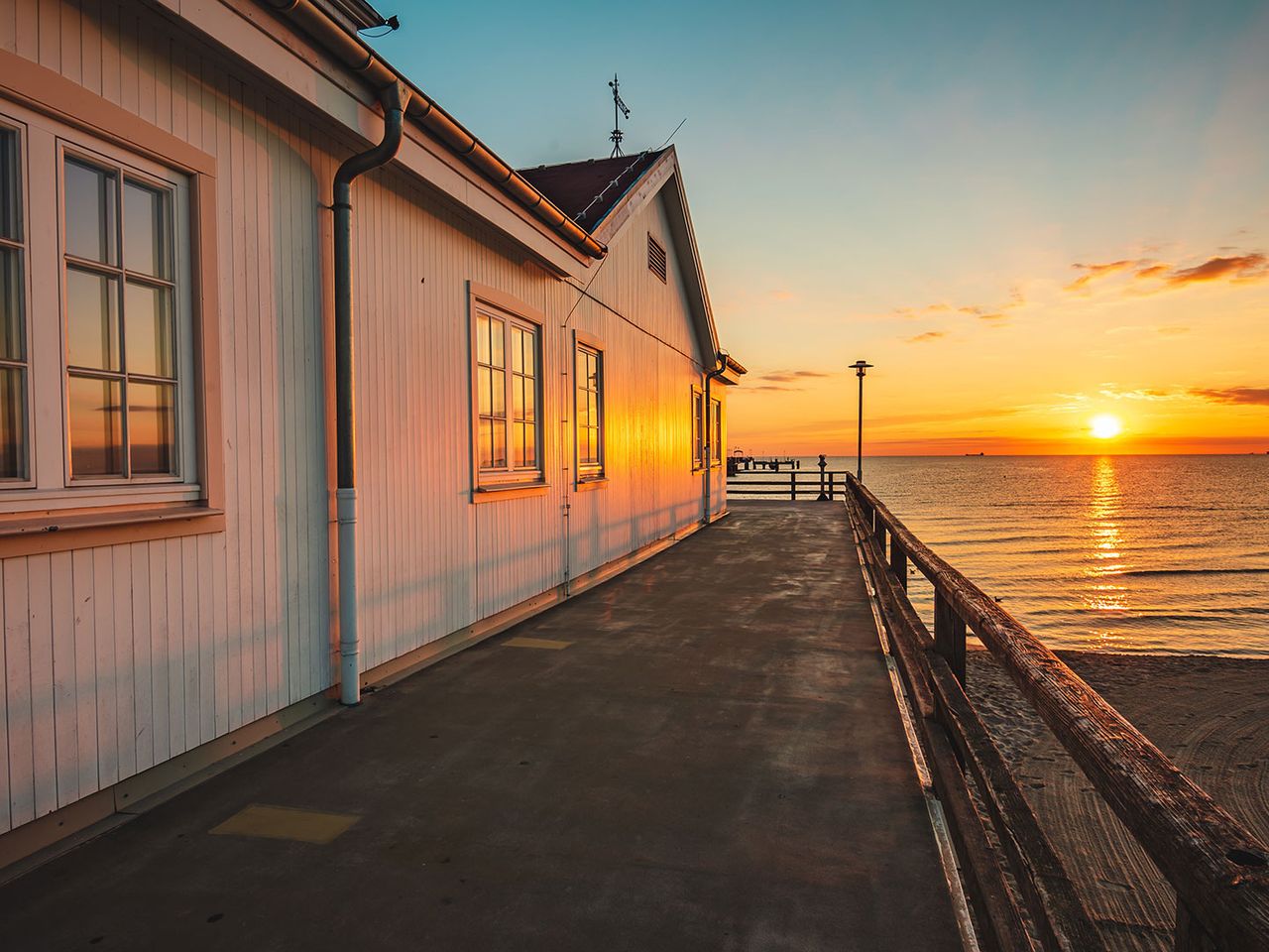 Usedom bei Sonnenuntergang