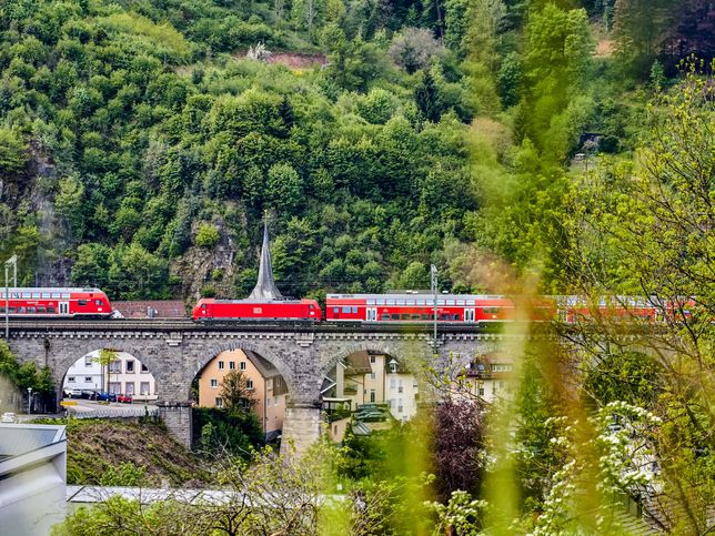 Schwarzwaldbahn in Hornberg