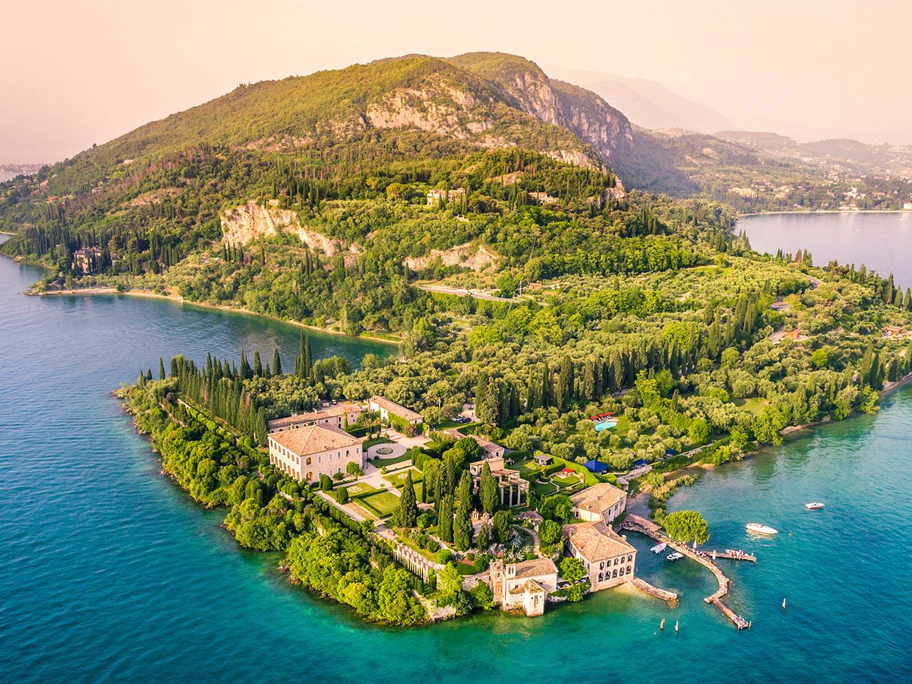 Luftaufnahme Punta San Vigilio