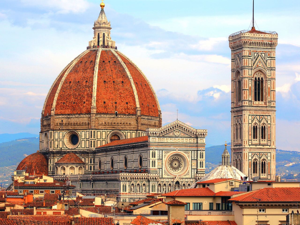 Kathedrale von Florenz, Kuppel und Campanile