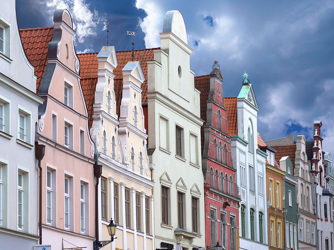 Giebelhäuser in Wismar