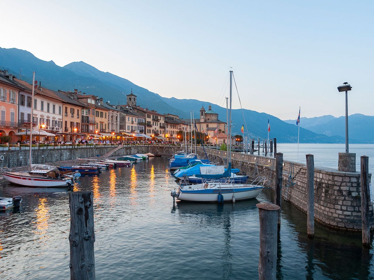 Boote in Cannobio, Lago Maggiore