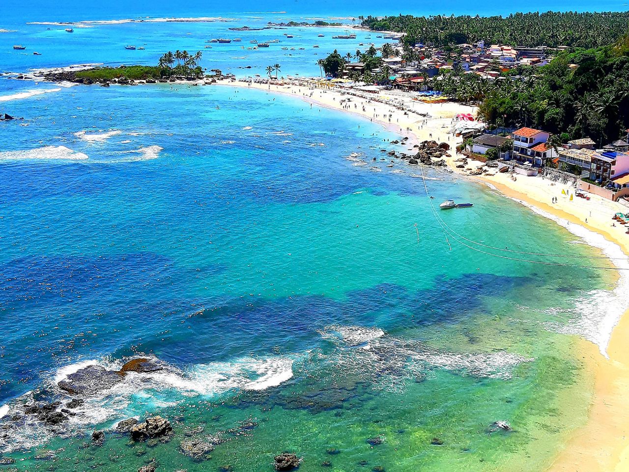 Strand von Morro de São Paulo