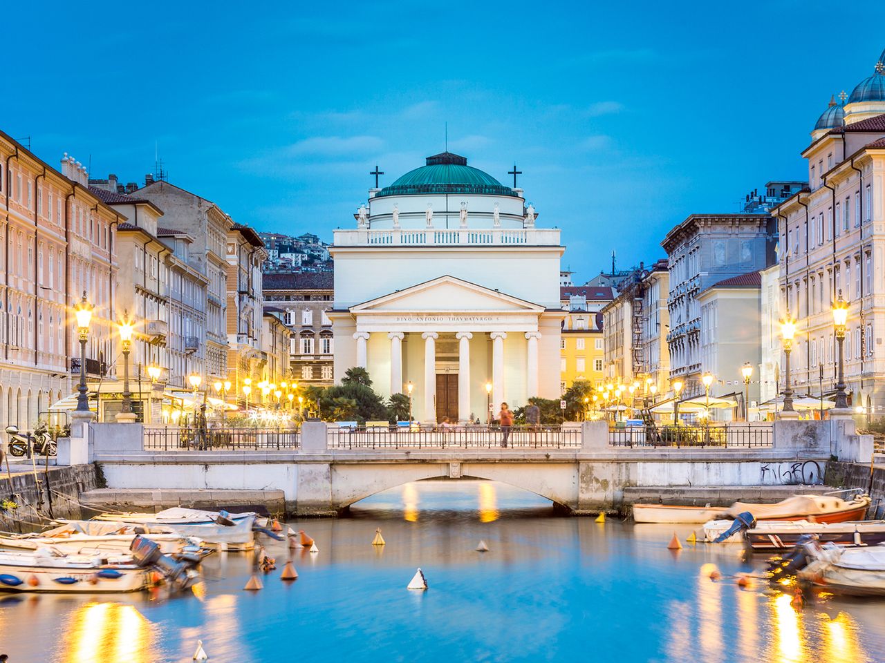 Canale Grande in Triest, Italien