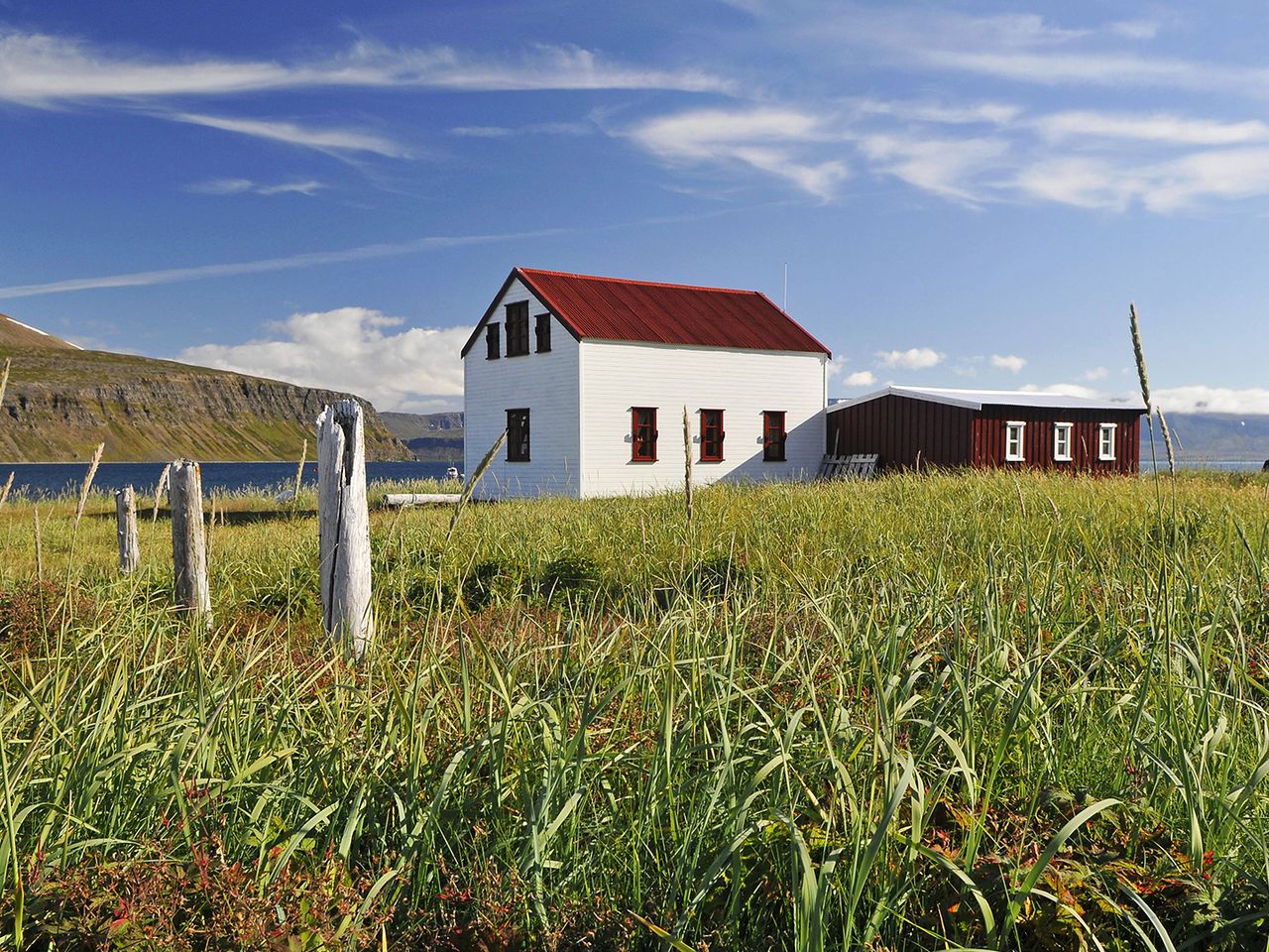 Hesteyri in Hornstrandir, Island