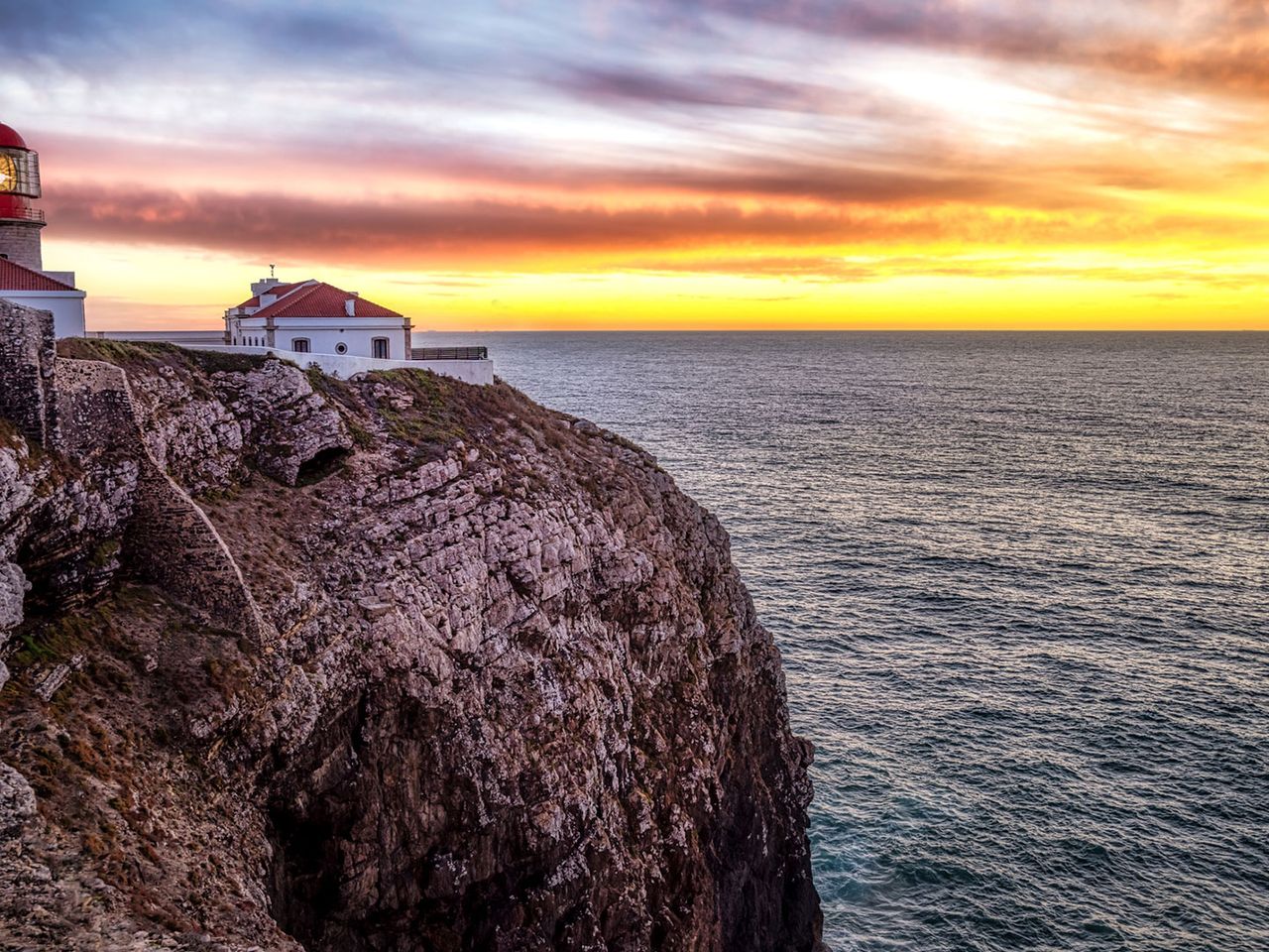 Landzunge Cabo de São Vicente mit Leuchtturm
