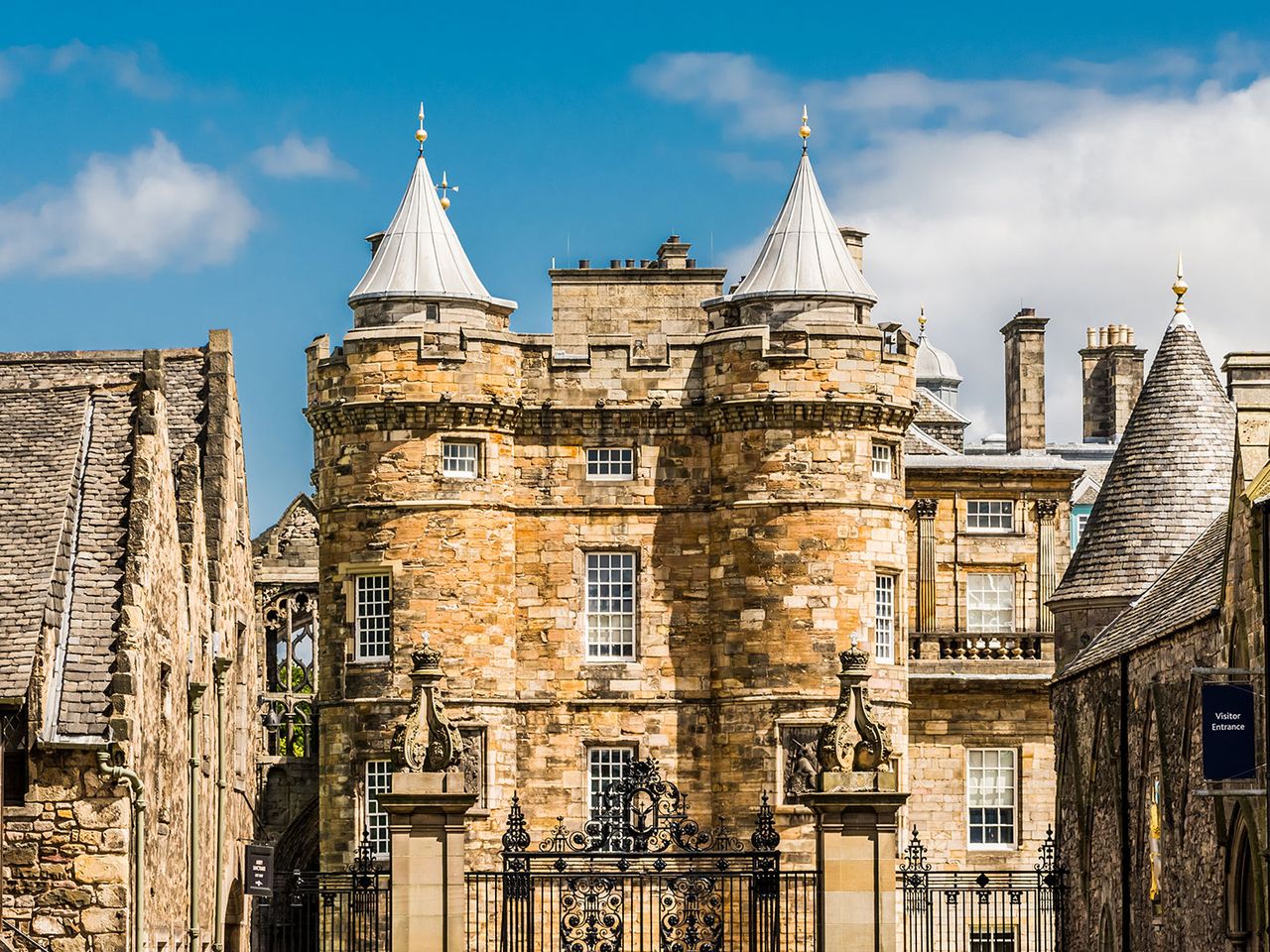 Holyrood Palace in Edinburgh, von außen