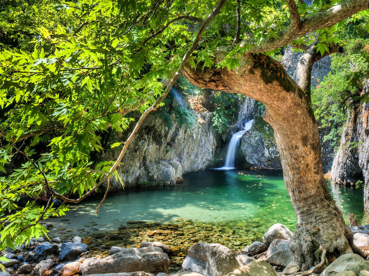 Antike Ruinen auf der griechischen Insel Samothraki