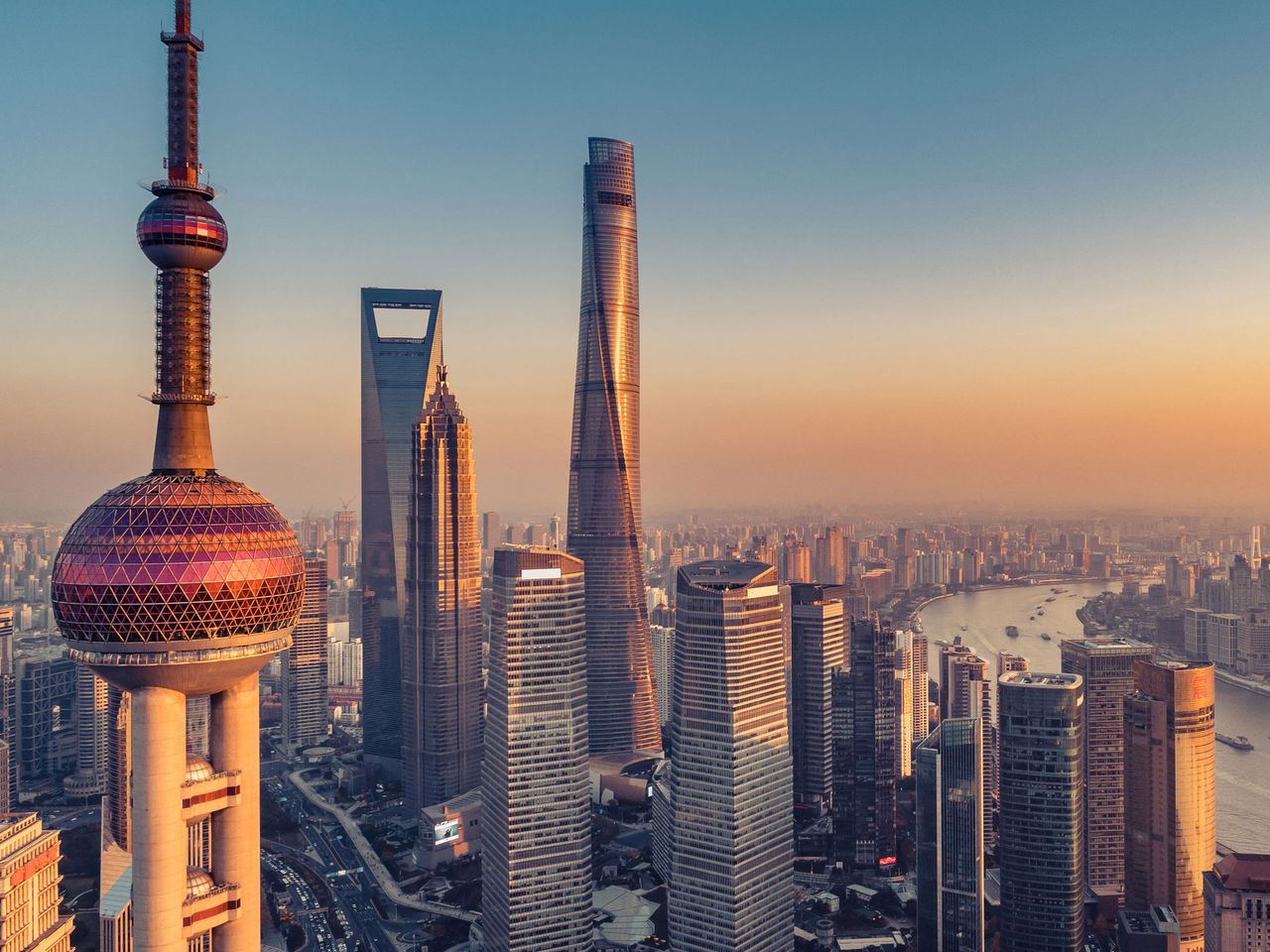 Shanghai Skyline, China