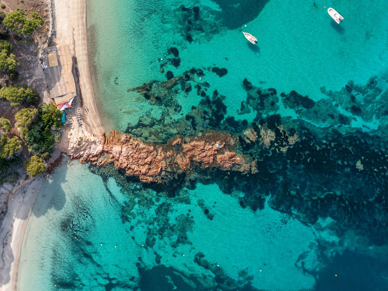 Die Bucht von Palombaggia auf Korsika
