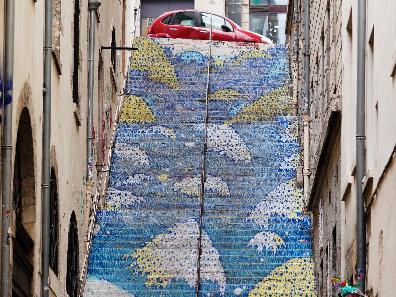 Streetart in Croix-Rousse, Lyon