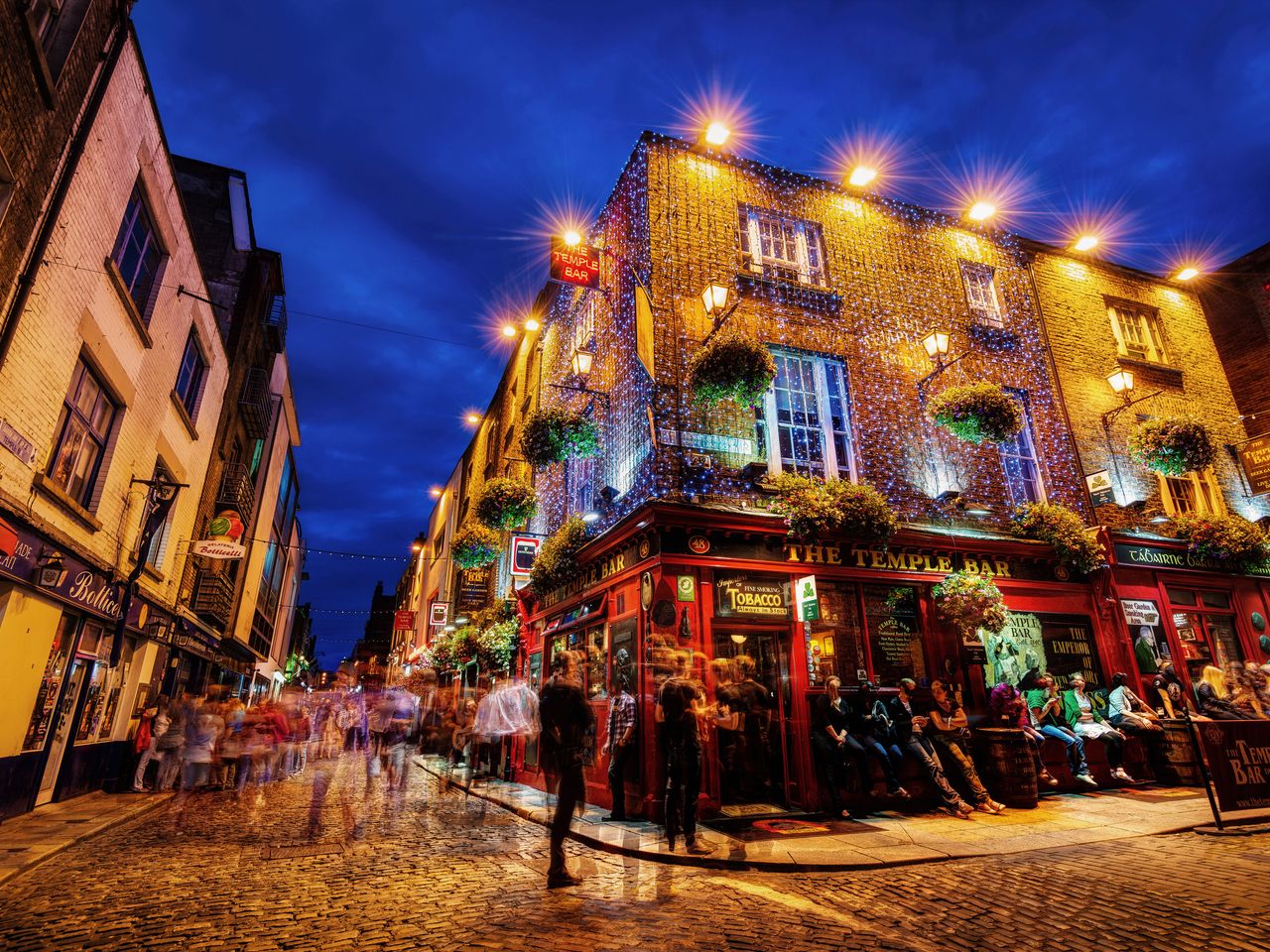 Temple Bar Dublin am Abend