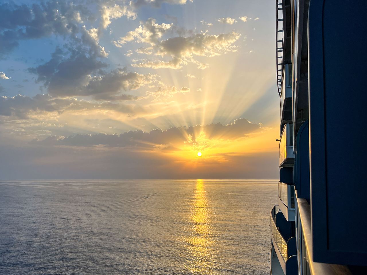 Sonnenaufgang Silver Ray