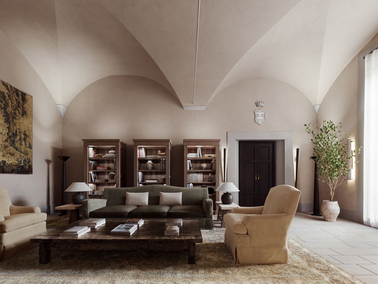 Lobby im La R&eacute;serve Firenze