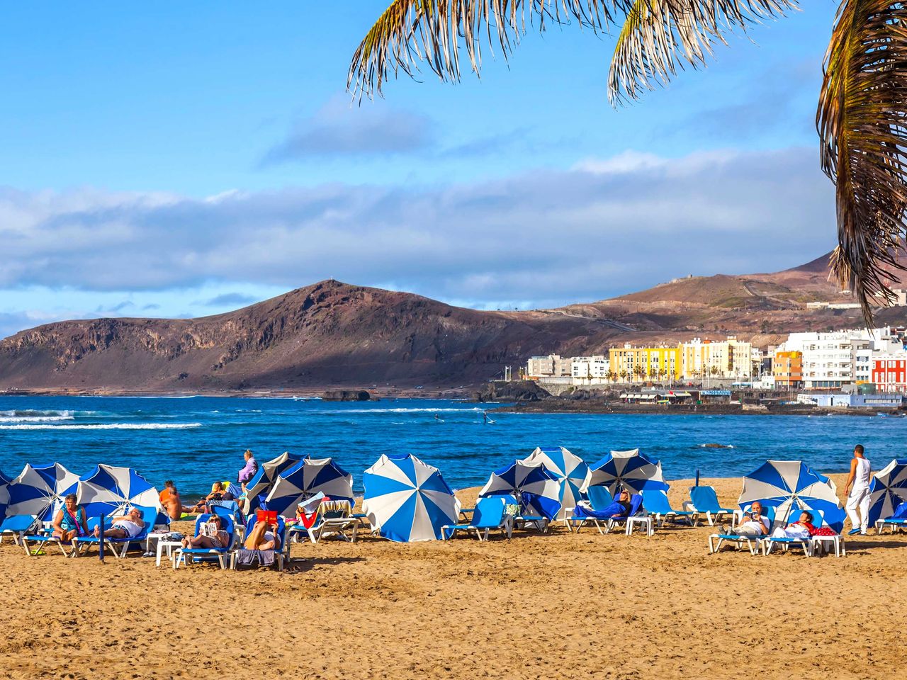 Stadtstrand Playa de las Canteras auf Gran Canaria