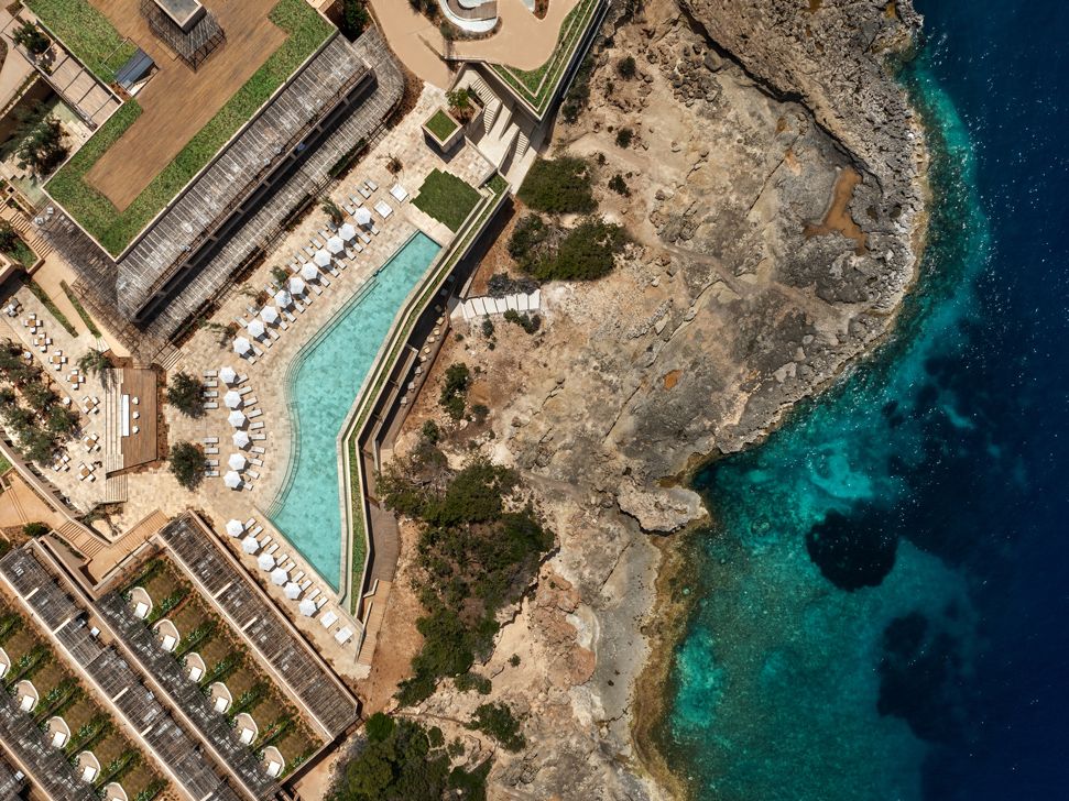 Blick auf Six Senses, Ibiza