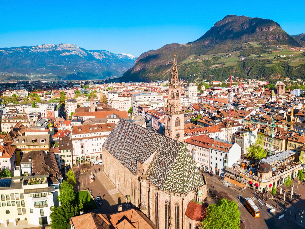 Waltherplatz und Dom, Bozen