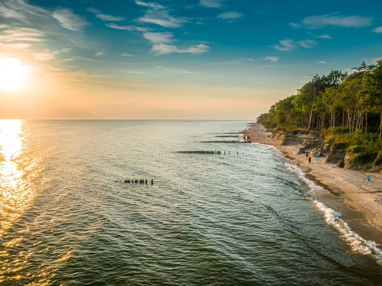 Strand an der polnischen Ostseeküste