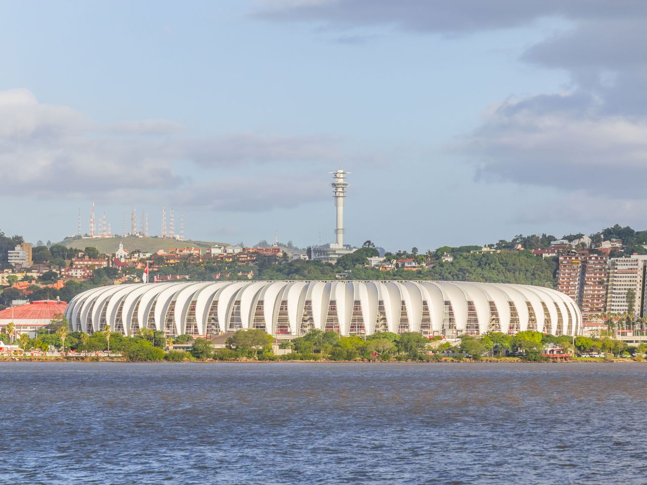 Blick auf Estádio Beira-Rio, Brasilien